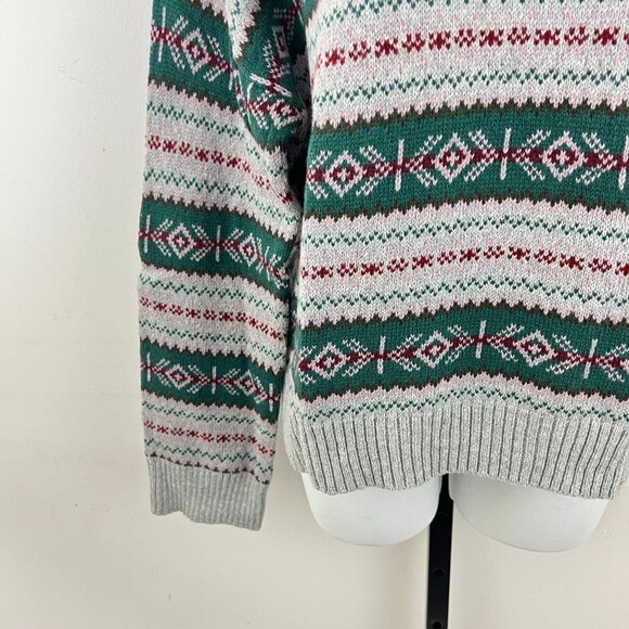 BP Fair Isle Crewneck Sweater Size Large - Picture 5 of 8